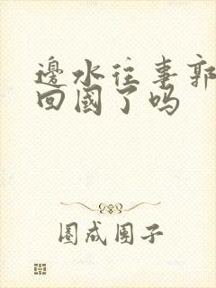 边水往事郭立民回国了吗