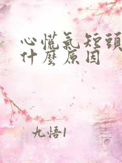 心慌气短头晕是什么原因