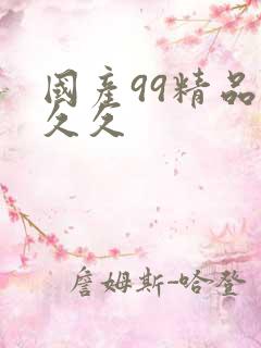 国产99精品久久久