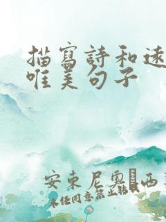 描写诗和远方的唯美句子