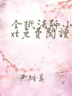 全职法师小说txt免费阅读