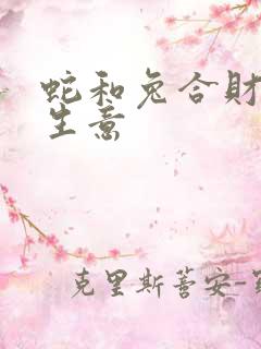 蛇和兔合财吗做生意