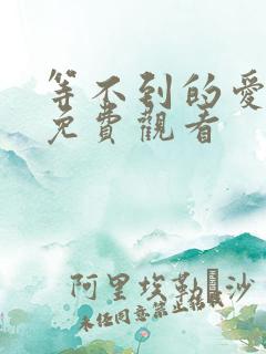 等不到的爱短剧免费观看