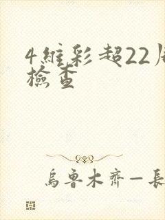 4维彩超22周检查