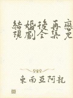 结婚后再恋爱电视剧全集免费观看下载
