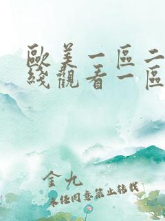 欧美一区二区在线观看一区视频