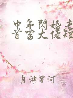 中年闪婚老公是首富大佬短剧
