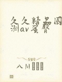 久久精品国产亚洲av蜜臀