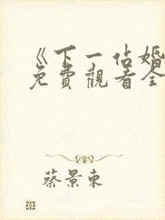 《下一站婚姻》免费观看全集电视剧