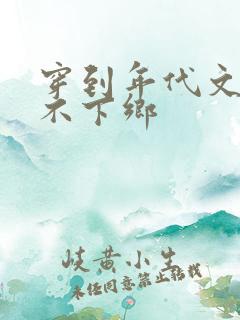 穿到年代文抵死不下乡