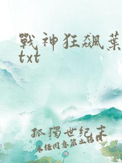 战神狂飙叶无缺txt