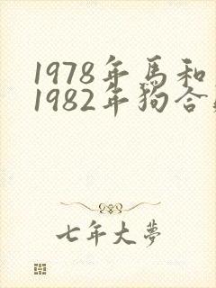 1978年马和1982年狗合财吗