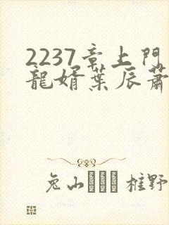 2237章上门龙婿叶辰萧初然