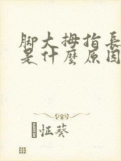 脚大拇指长老茧是什么原因