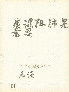 痰湿阻肺是什么意思