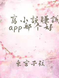 写小说赚钱软件app哪个好