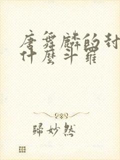 唐舞麟的封号是什么斗罗