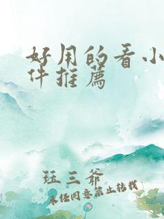 好用的看小说软件推荐