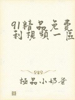 91精品免费福利视频一区二区