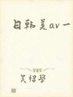日韩美av一区