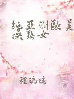 纯亚洲欧美综合操熟女