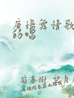 广场舞情歌轻轻的唱
