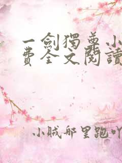一剑独尊小说免费全文阅读