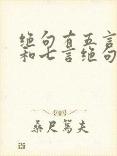 绝句有五言绝句和七言绝句吗