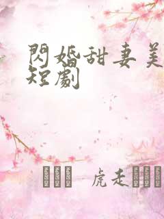 闪婚甜妻美又飒短剧