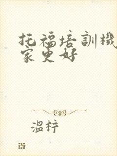 托福培训机构哪家更好