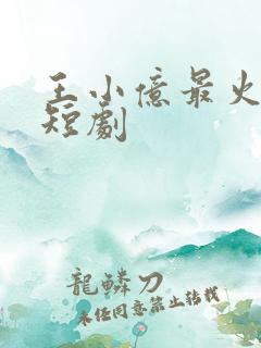 王小亿最火5部短剧