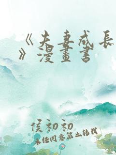 《夫妻成长日记》漫画书
