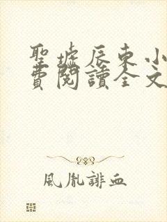 圣墟辰东小说免费阅读全文无删减