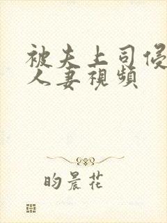 被夫上司侵犯的人妻视频