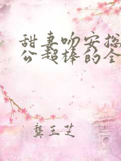甜妻吻安总裁老公超棒的全文下载