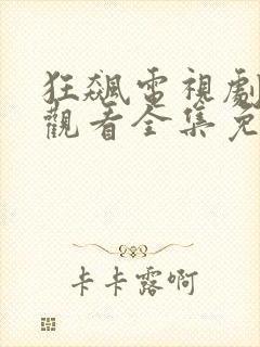 狂飙电视剧在线观看全集免费高清