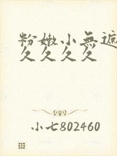 粉嫩小无遮挡久久久久久