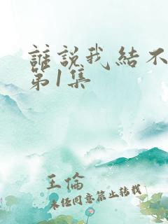 谁说我结不了婚第1集