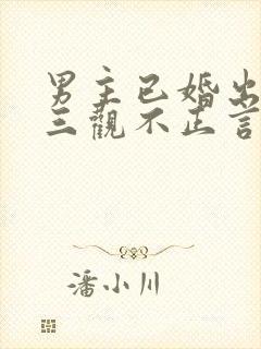 男主已婚出轨受三观不正言情