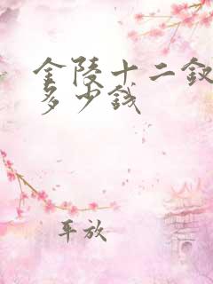 金陵十二钗香烟多少钱