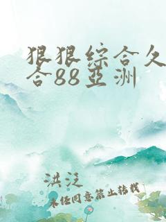 狠狠综合久久综合88亚洲