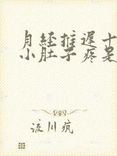 月经推迟十来天小肚子疼是怎么回事