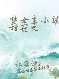双女主小说推荐甜宠文