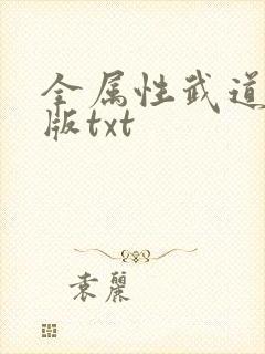 全属性武道精校版txt