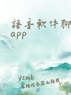 语音软件聊天的app