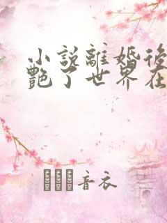 小说离婚后她惊艳了世界在线阅读
