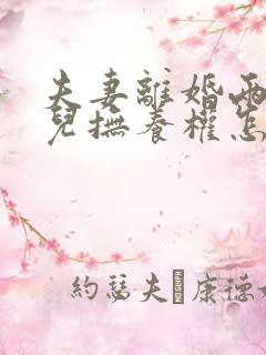 夫妻离婚两个女儿抚养权怎么判