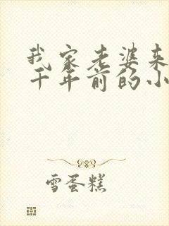 我家老婆来自一千年前的小说