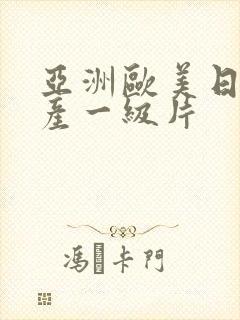 亚洲欧美日韩国产一级片