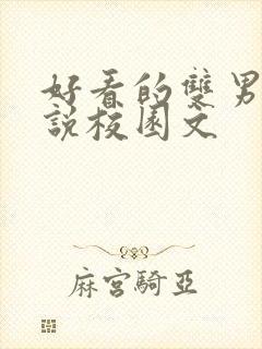 好看的双男主小说校园文